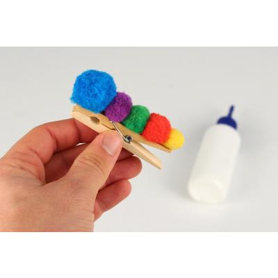 Assembler les pompons