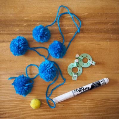 Réaliser les fleurs en pompon