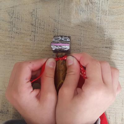 Finir avec le ruban