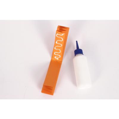 coller pour former un éventail