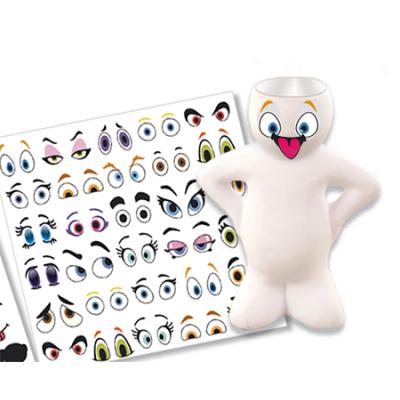 Le visage de la figurine :