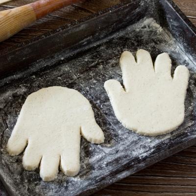 Cuire la pâte à sel