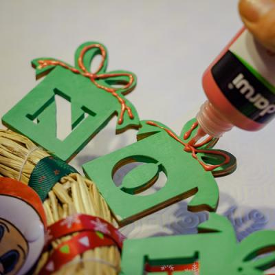 Rehausser les lettres de Noël