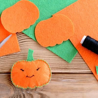 Découper vos citrouilles et assembler