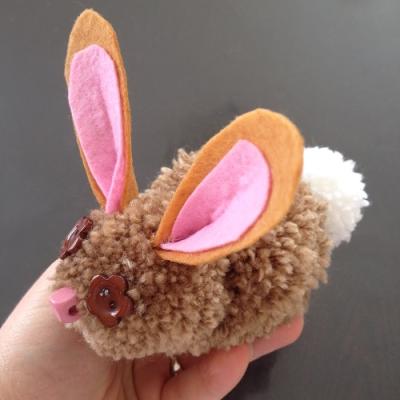 Le lapin en pompons