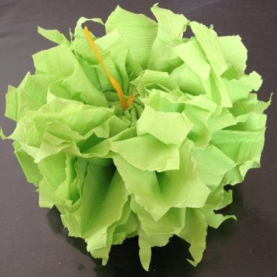 La fleur géante en pompon crépon