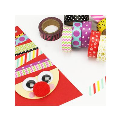 Coller des morceaux de Masking tape :