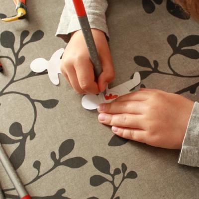 Colorier la silhouette :
