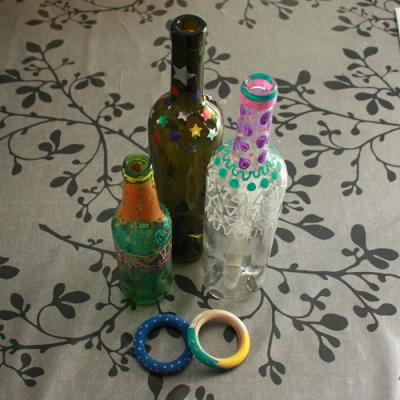 Décorer les bouteilles