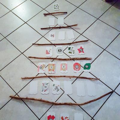 Donner forme au sapin :