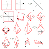 croquis de pliage à imprimer