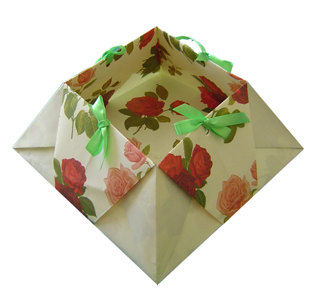 Panier à dragées à remplir de pochettes