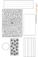 kit papier à imprimer et à colorier