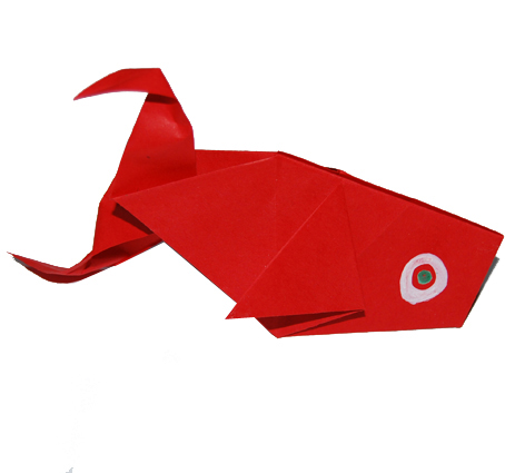 Poisson pliage origami