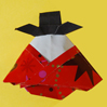 empereur japonais Hinamatsuri en papier