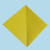 marquer le pli d'une diagonale