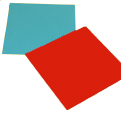 carrés de papier