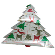 sapin en papier cadeau