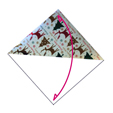 plier en triangle