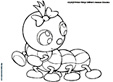 Coloriage Camille la chenille