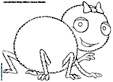 Coloriage chloe l'araignée