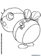 Coloriage Léon le bourdon