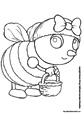 Coloriage Mireille l'Abeille