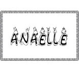 coloriage Anaelleen lettres droles de bestioles