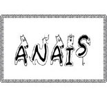 coloriage lettres anais
