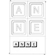 anne en lettres
