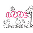 coloriage Anne