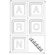 aaron en lettres