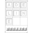 adeline en lettres