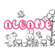 Coloriage Albane