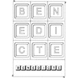 benedicte en lettres