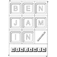 benjamin en lettres