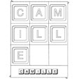 Jeu sur le prenom Camille