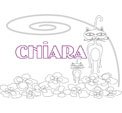 coloriage Chiara