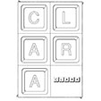 Jeu sur le prenom Clara