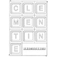 Jeu sur le prenom Clementine