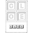 Jeu sur le prenom Cloe