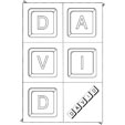 Jeu sur le prenom David