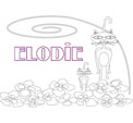 coloriage Elodie
