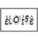 coloriage lettres de Eloise