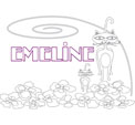 coloriage Emeline