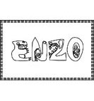 coloriage Enzo monstre
