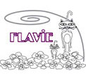 coloriage Flavie