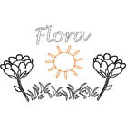 coloriage flora jardin fleuri