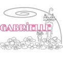 coloriage Gabrielle