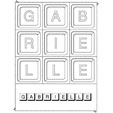 Jeu sur le prenom Gabrielle